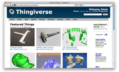 thingiverse|thingiverse website.